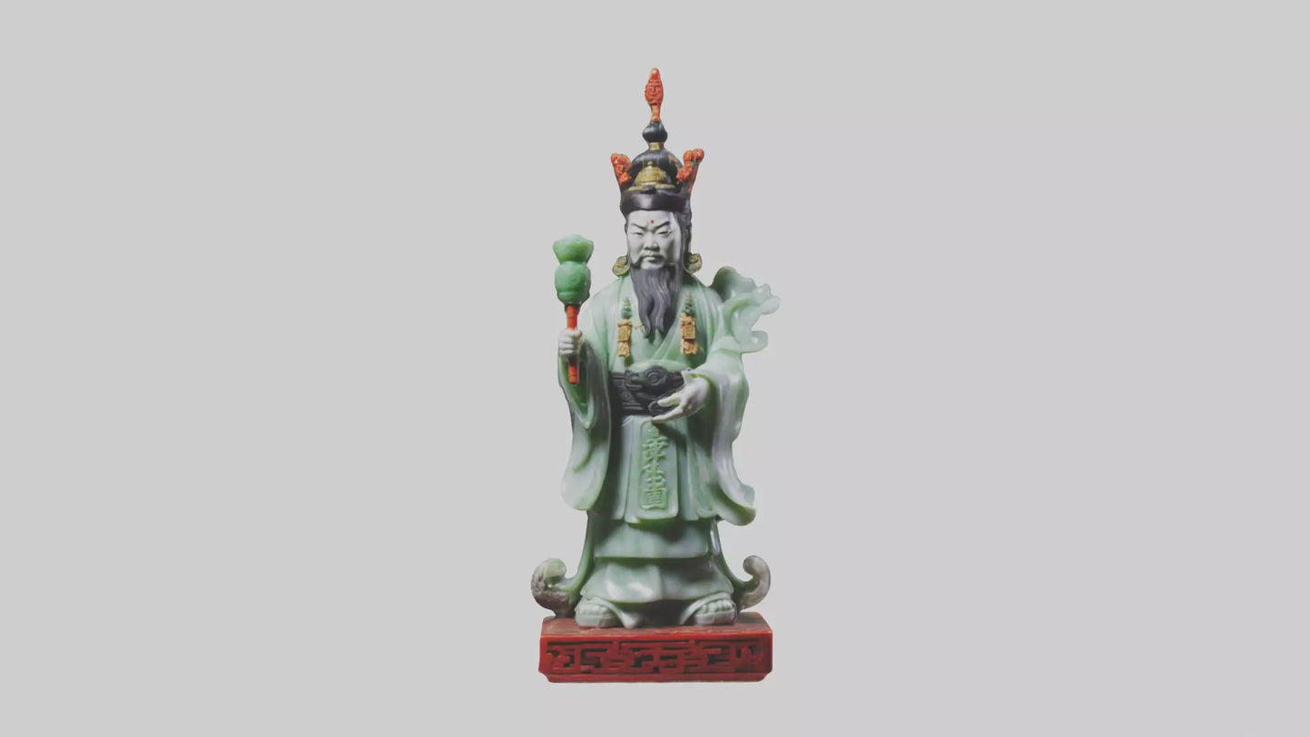 Jade Emperor statue model VR / AR / low-poly