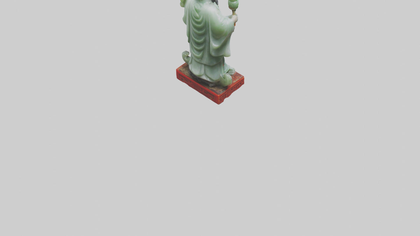Jade Emperor statue model VR / AR / low-poly
