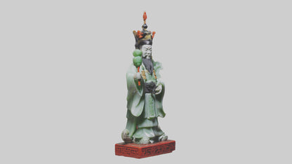 Jade Emperor statue model VR / AR / low-poly