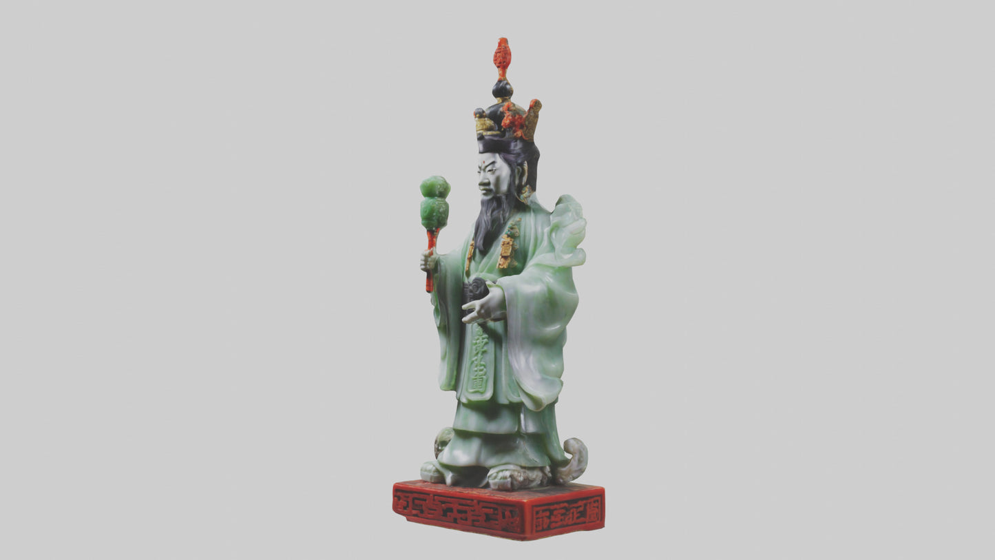 Jade Emperor statue model VR / AR / low-poly
