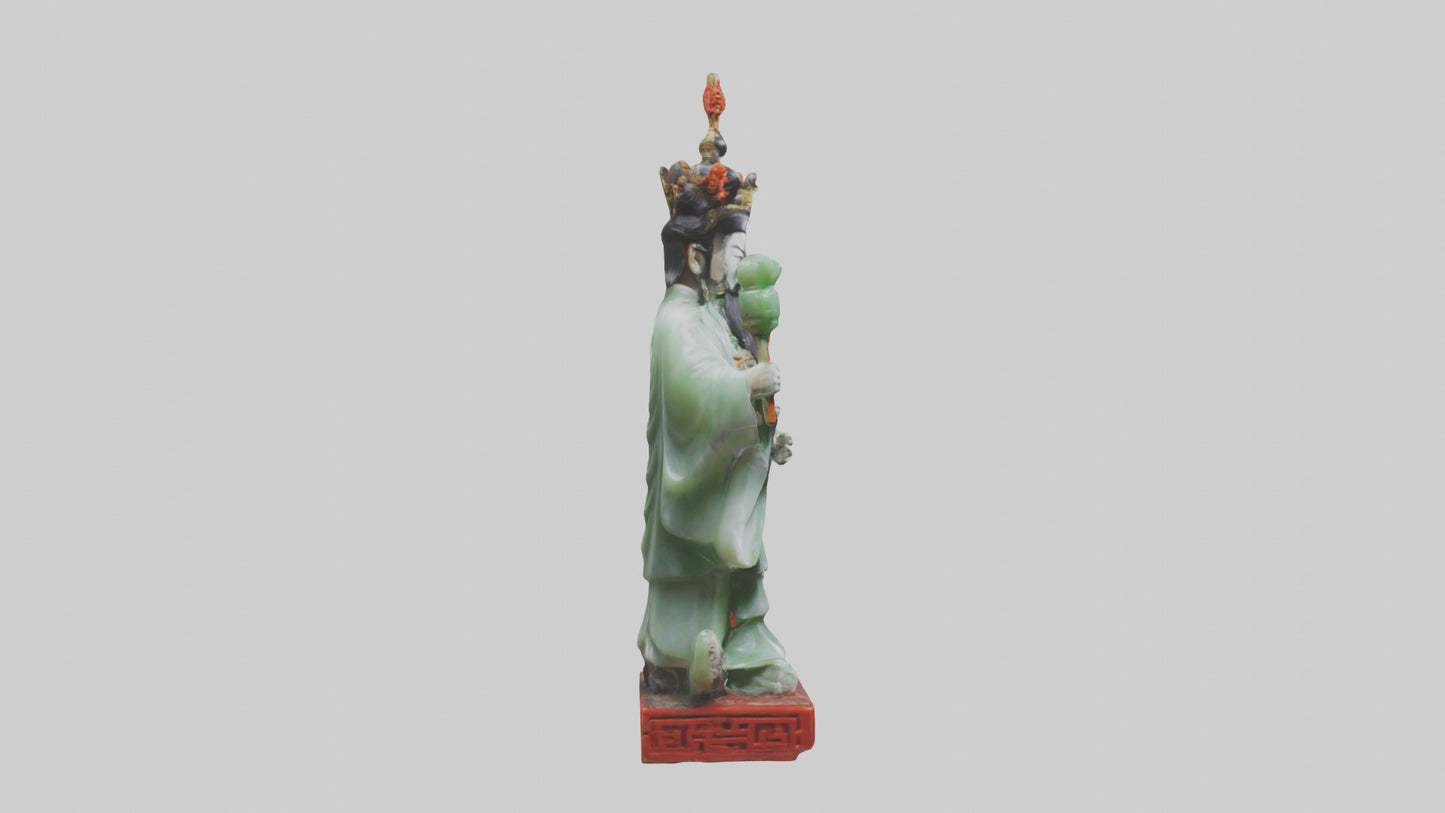 Jade Emperor statue model VR / AR / low-poly