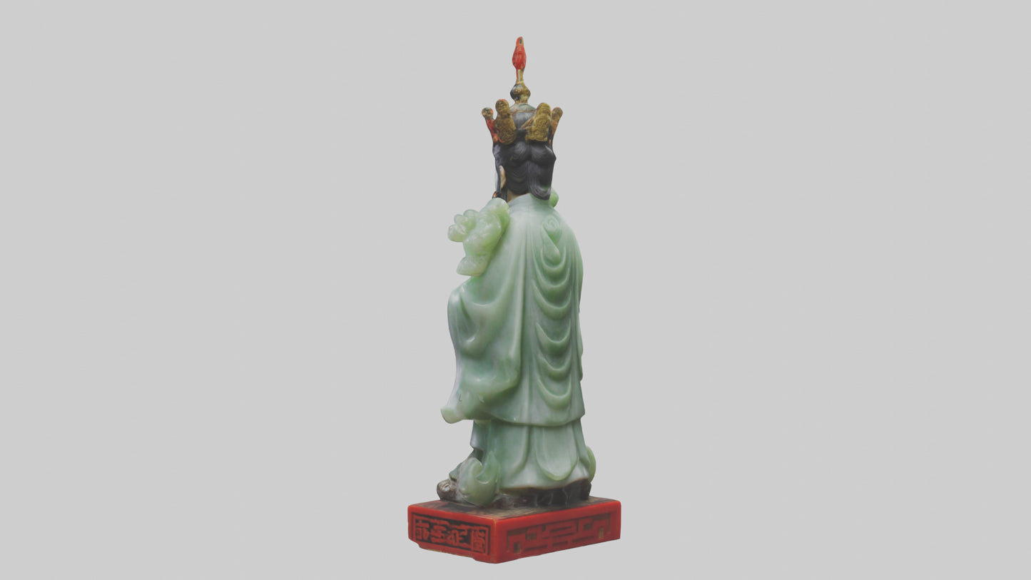 Jade Emperor statue model VR / AR / low-poly