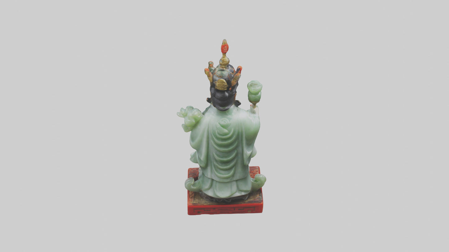 Jade Emperor statue model VR / AR / low-poly