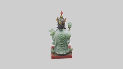 Jade Emperor statue model VR / AR / low-poly