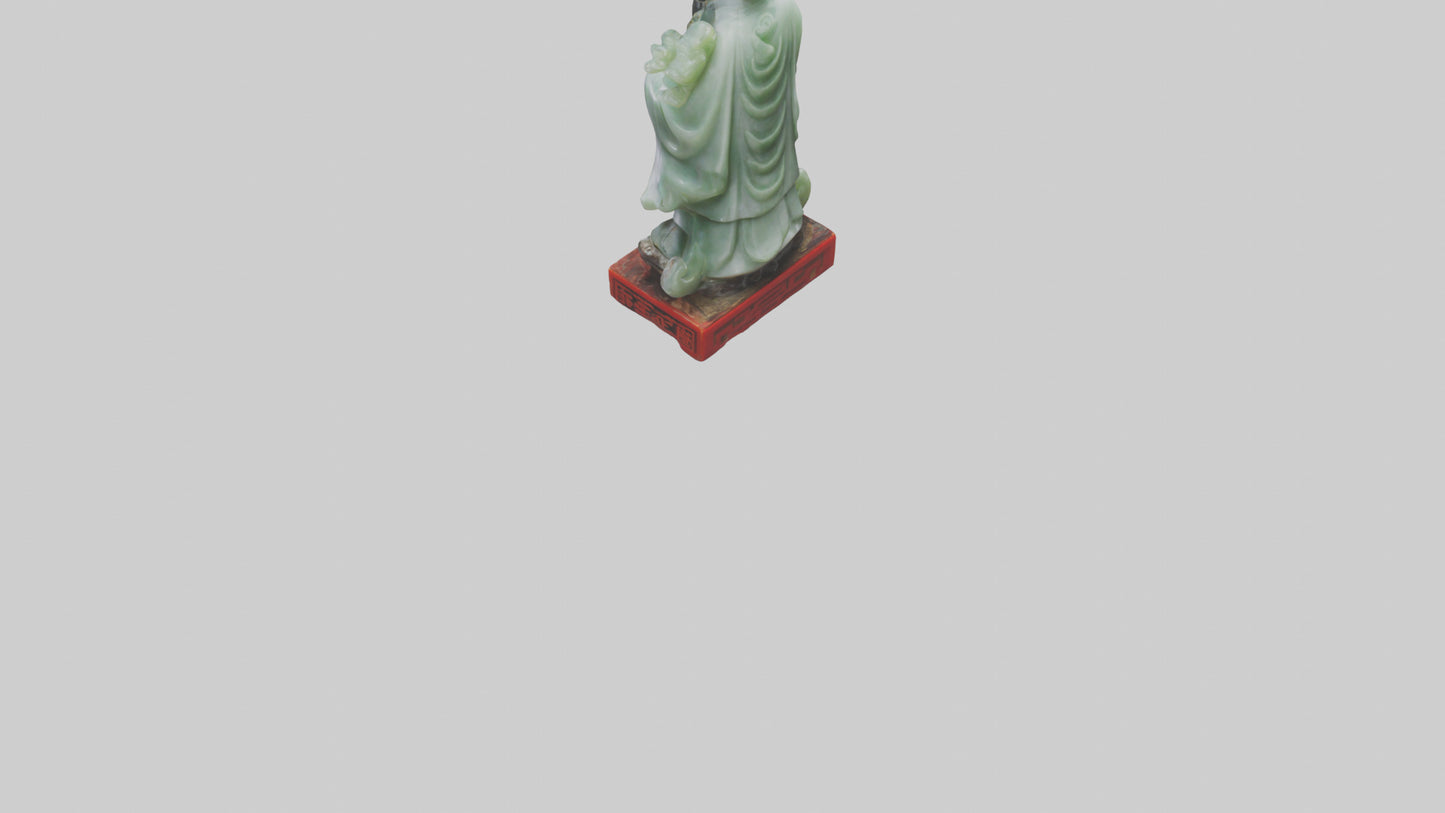 Jade Emperor statue model VR / AR / low-poly