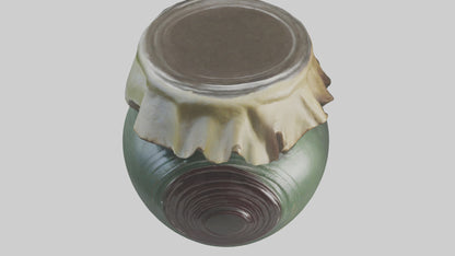 3D model Jam Jar model VR / AR / low-poly