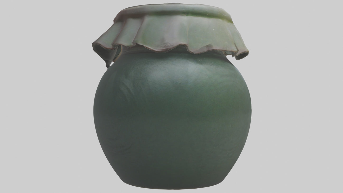 3D model Jam Jar model VR / AR / low-poly