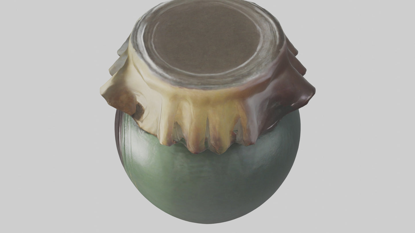 3D model Jam Jar model VR / AR / low-poly