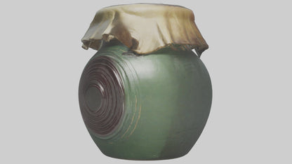 3D model Jam Jar model VR / AR / low-poly