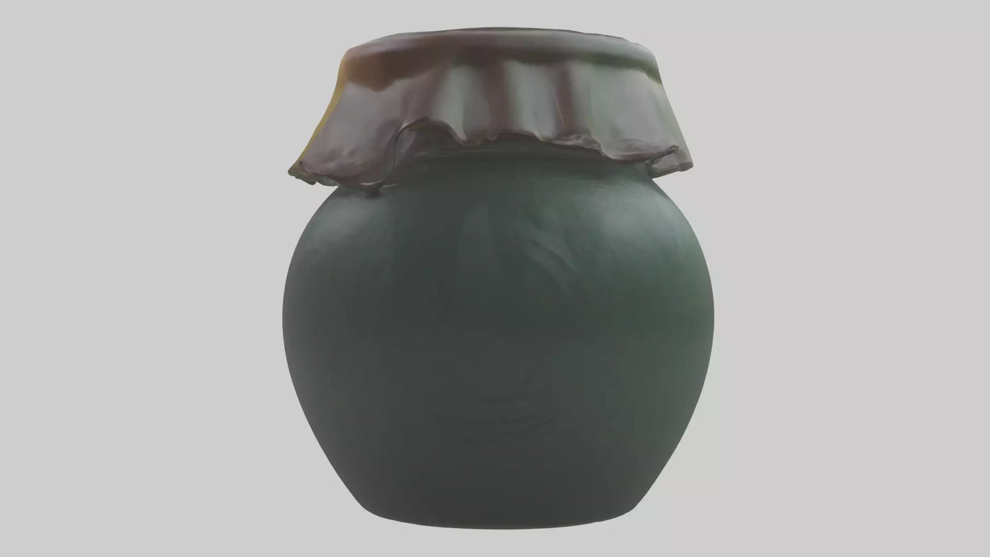 3D model Jam Jar model VR / AR / low-poly