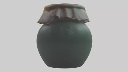 3D model Jam Jar model VR / AR / low-poly