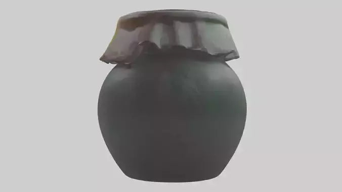 3D model Jam Jar model VR / AR / low-poly