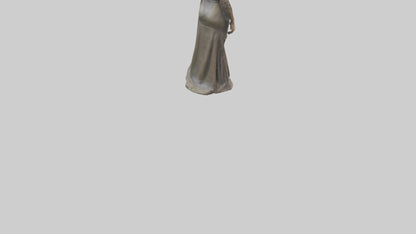 Jane Fonda statue model VR / AR / low-poly