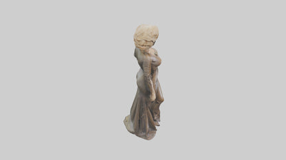 Jane Fonda statue model VR / AR / low-poly