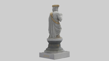 Janus God statue model VR / AR / low-poly