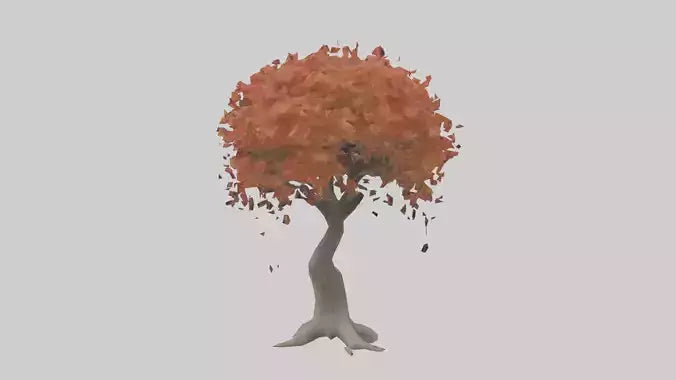 Japanese Maple tree model VR / AR / low-poly