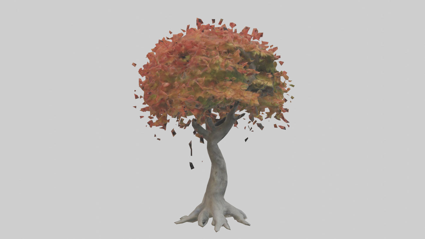 Japanese Maple tree model VR / AR / low-poly