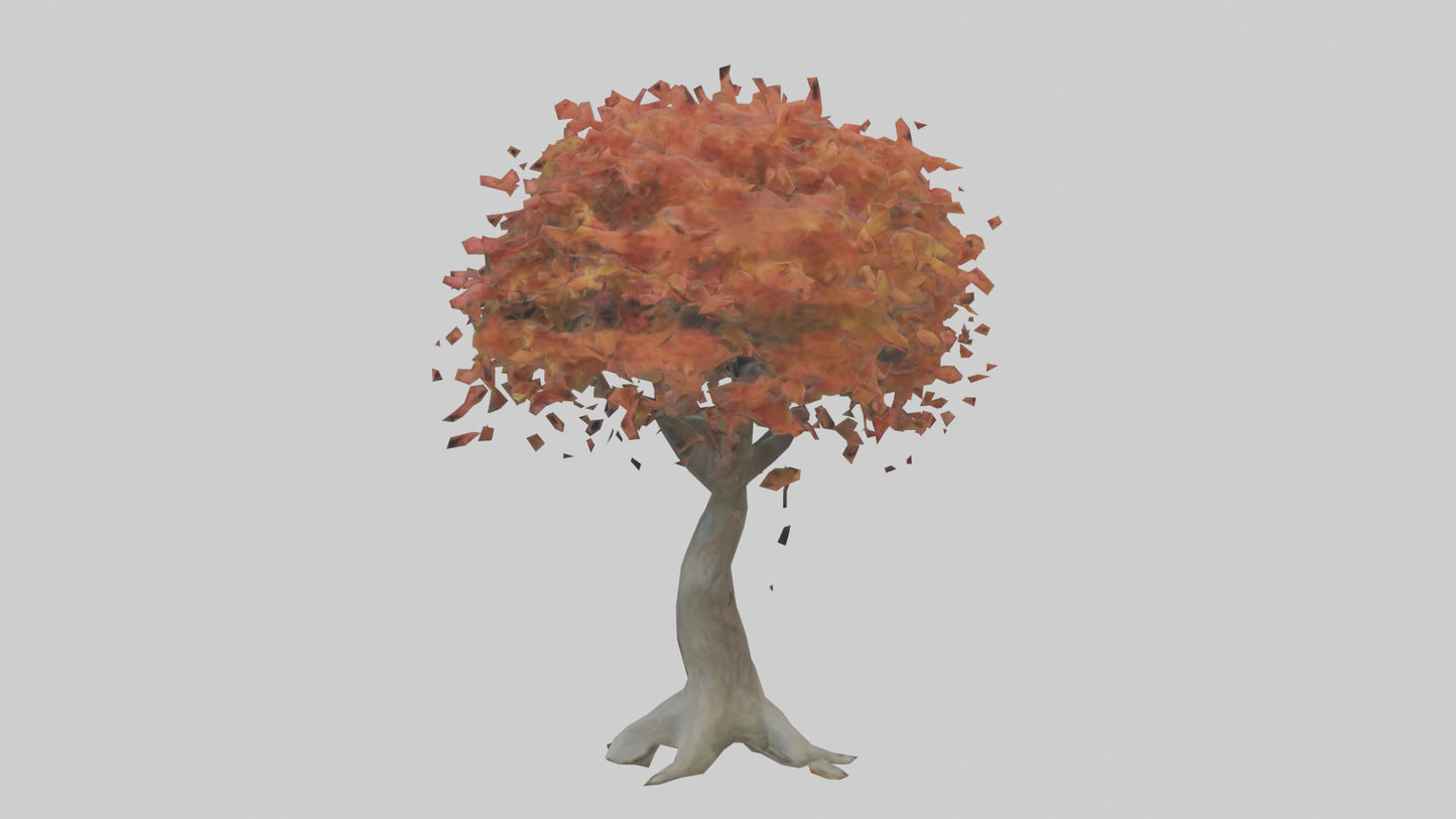 Japanese Maple tree model VR / AR / low-poly