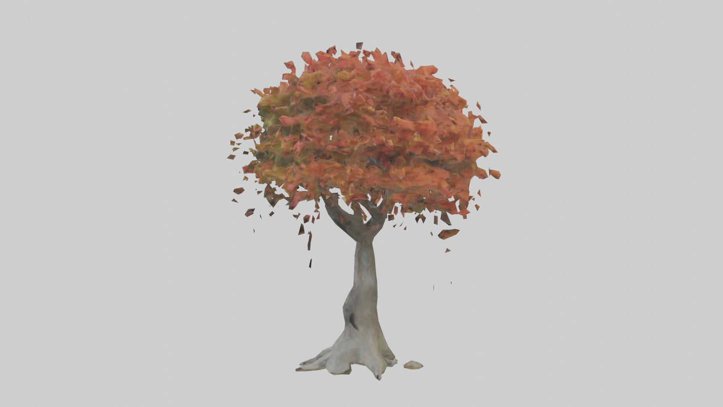 Japanese Maple tree model VR / AR / low-poly
