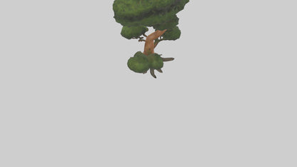 Japanese Yew tree model VR / AR / low-poly