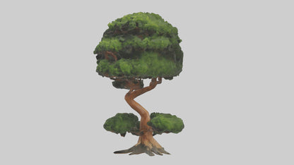 Japanese Yew tree model VR / AR / low-poly