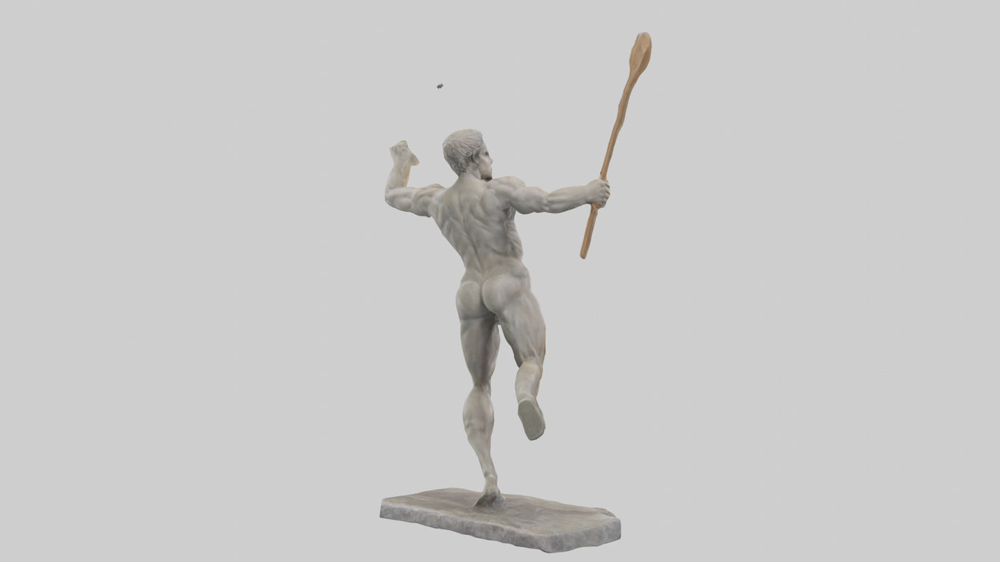 Javelin Thrower statue model VR / AR / low-poly