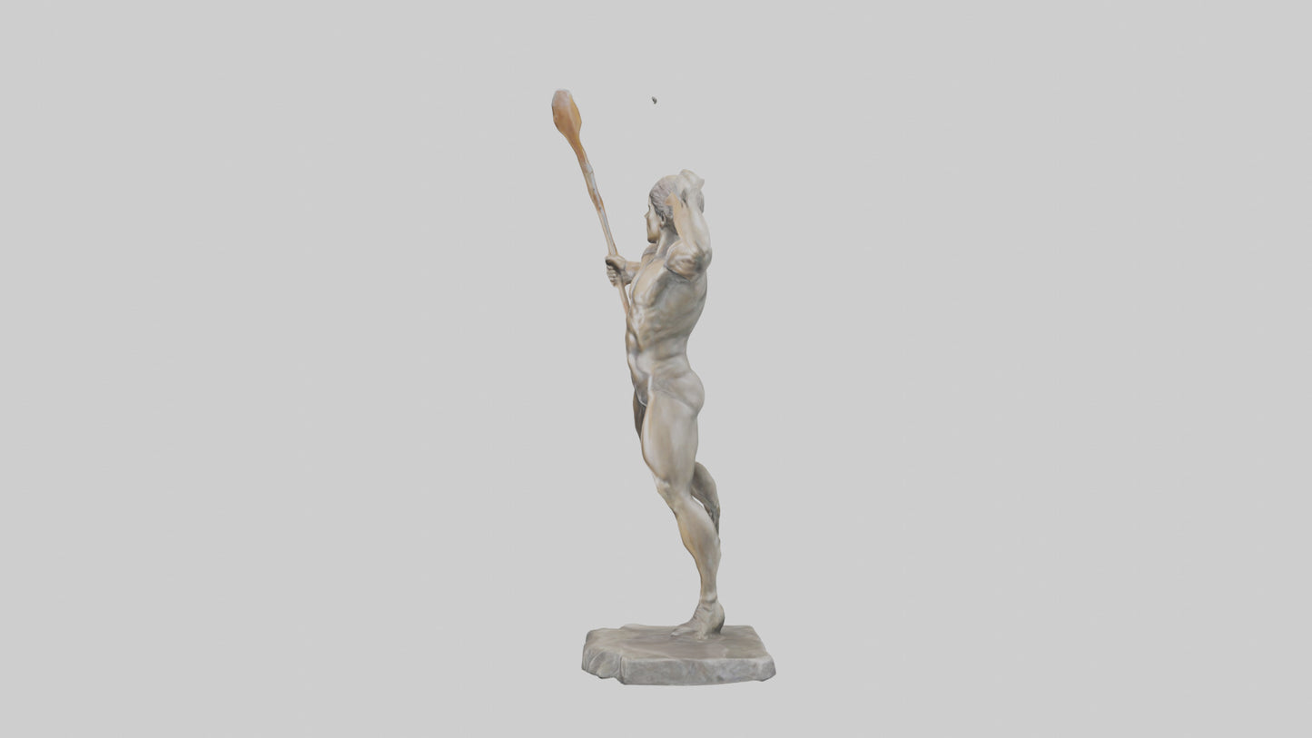 Javelin Thrower statue model VR / AR / low-poly