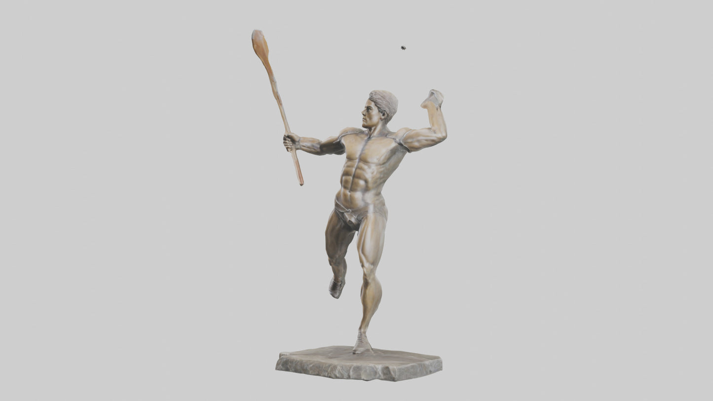 Javelin Thrower statue model VR / AR / low-poly