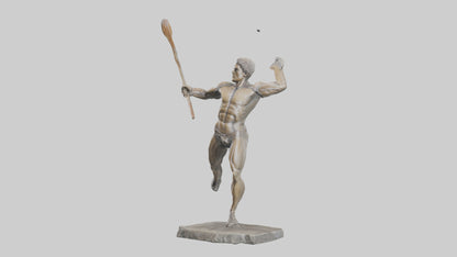 Javelin Thrower statue model VR / AR / low-poly