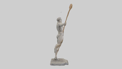 Javelin Thrower statue model VR / AR / low-poly