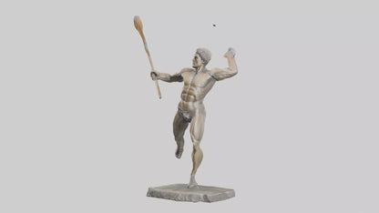 Javelin Thrower statue model VR / AR / low-poly