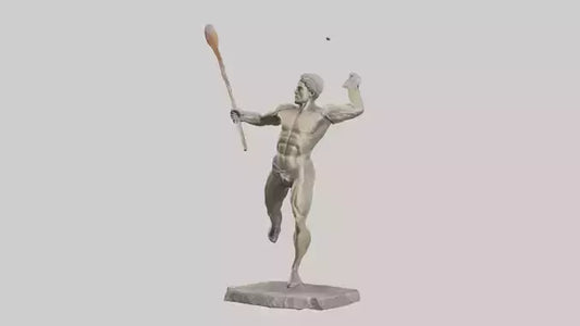 Javelin Thrower statue model VR / AR / low-poly