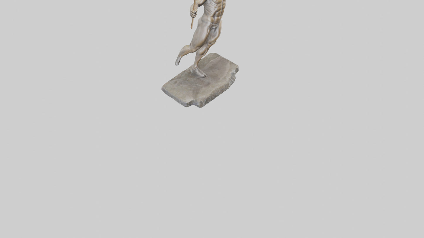Javelin Thrower statue model VR / AR / low-poly