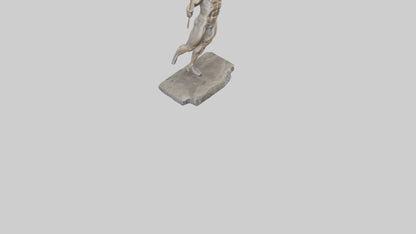 Javelin Thrower statue model VR / AR / low-poly