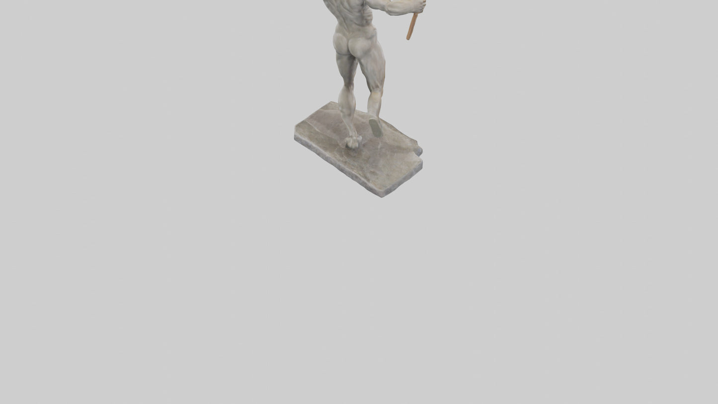 Javelin Thrower statue model VR / AR / low-poly