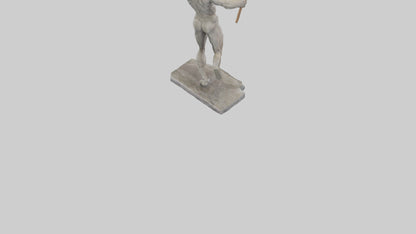 Javelin Thrower statue model VR / AR / low-poly