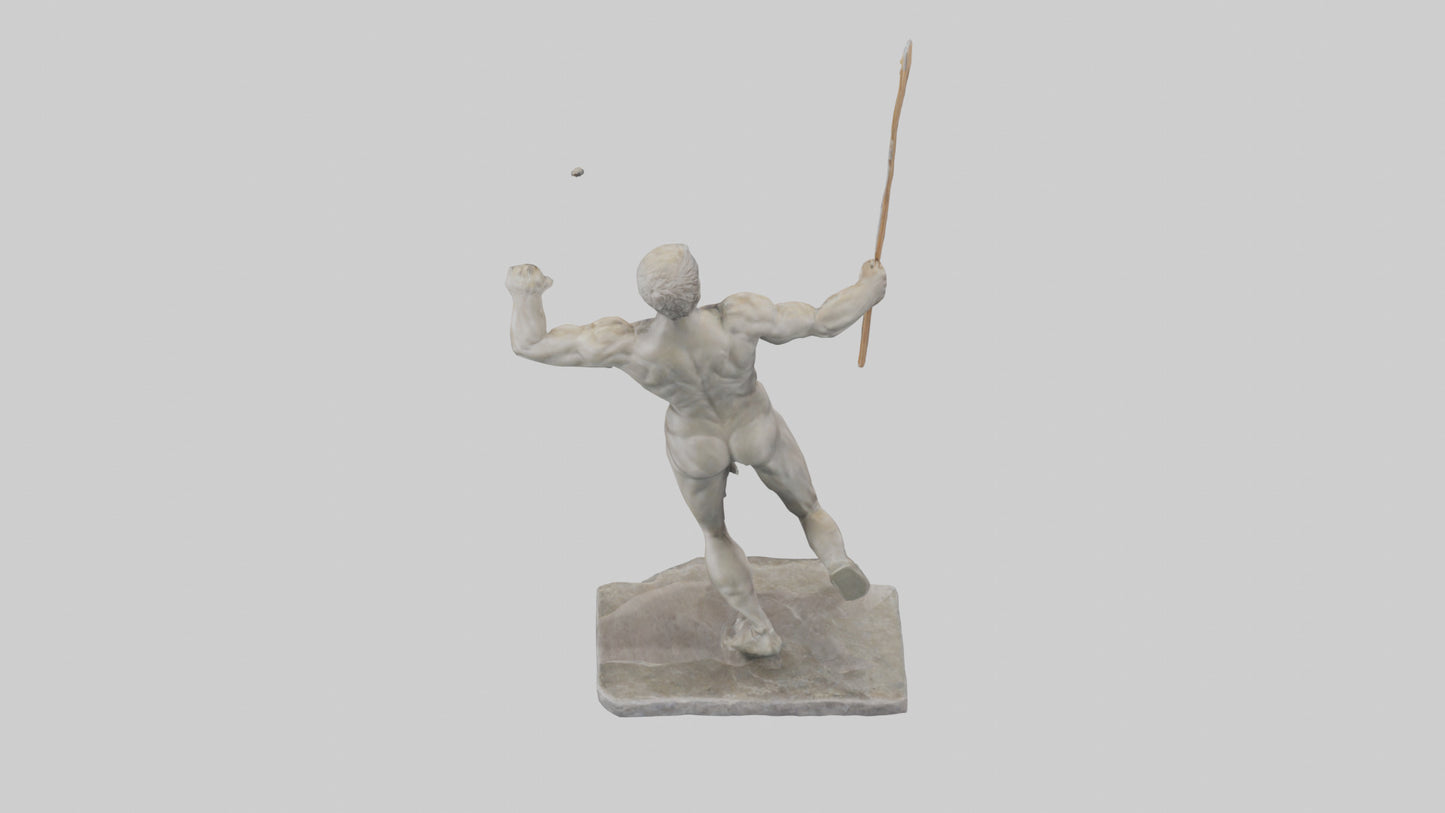 Javelin Thrower statue model VR / AR / low-poly