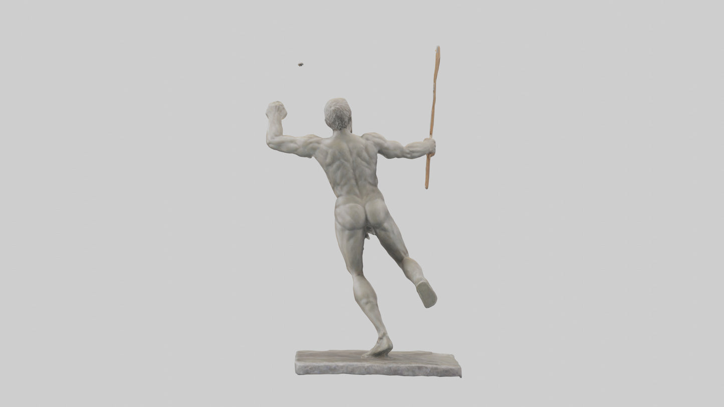 Javelin Thrower statue model VR / AR / low-poly