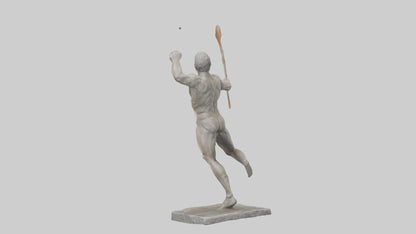 Javelin Thrower statue model VR / AR / low-poly