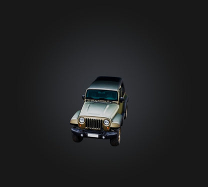 3D model jeep car 2 VR / AR / low-poly