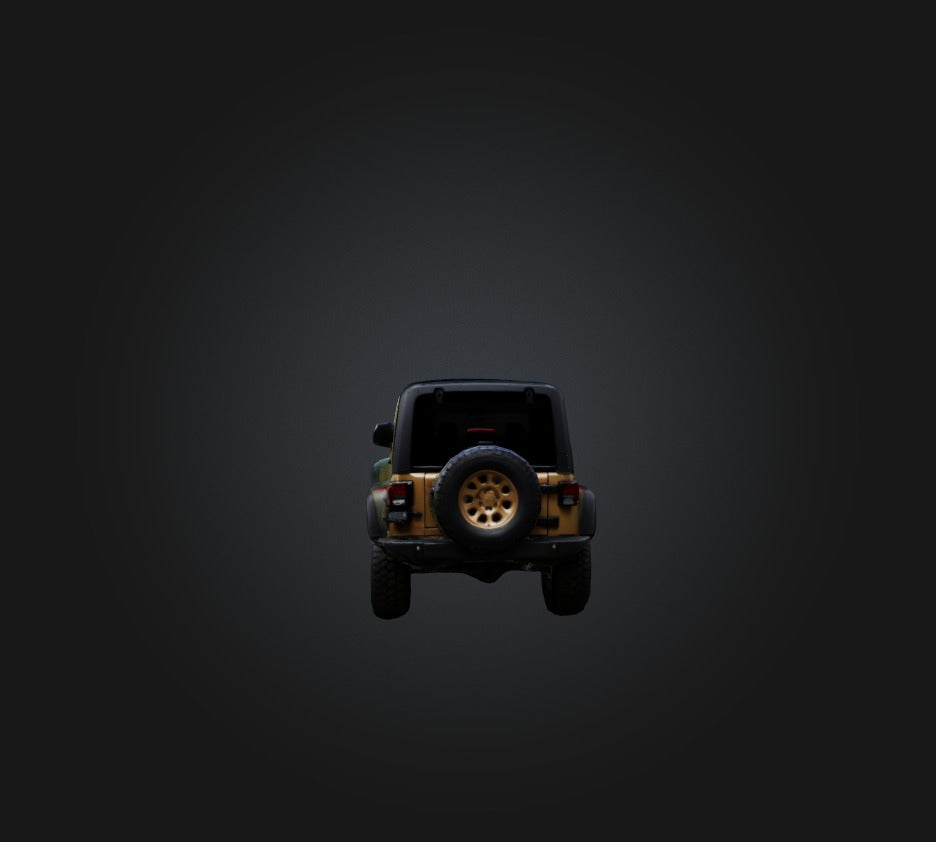 3D model jeep car 2 VR / AR / low-poly