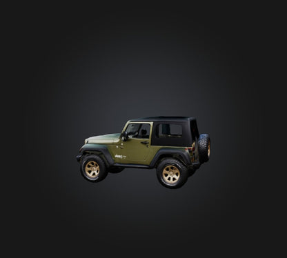 3D model jeep car 2 VR / AR / low-poly