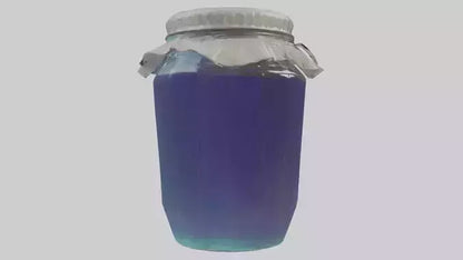 3D model Jelly Jar model VR / AR / low-poly