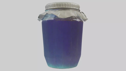 3D model Jelly Jar model VR / AR / low-poly