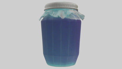 3D model Jelly Jar model VR / AR / low-poly