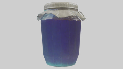 3D model Jelly Jar model VR / AR / low-poly