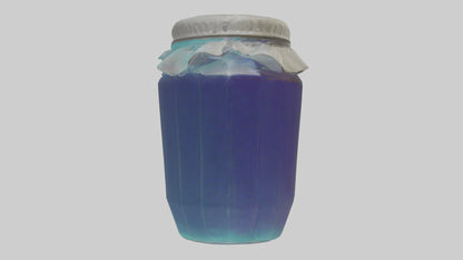 3D model Jelly Jar model VR / AR / low-poly