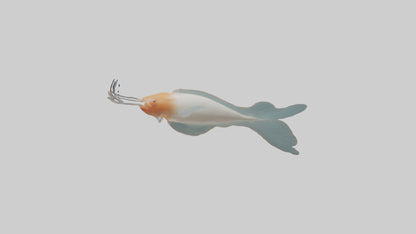 Jellynose Fish gliding model VR / AR / low-poly