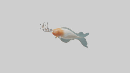 Jellynose Fish gliding model VR / AR / low-poly