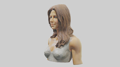 Jennifer Aniston statue model VR / AR / low-poly